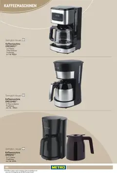 Metro Non Food Sortiment ab 15.06.2026 gültig | Seite: 160 | Produkte: Kaffeemaschine