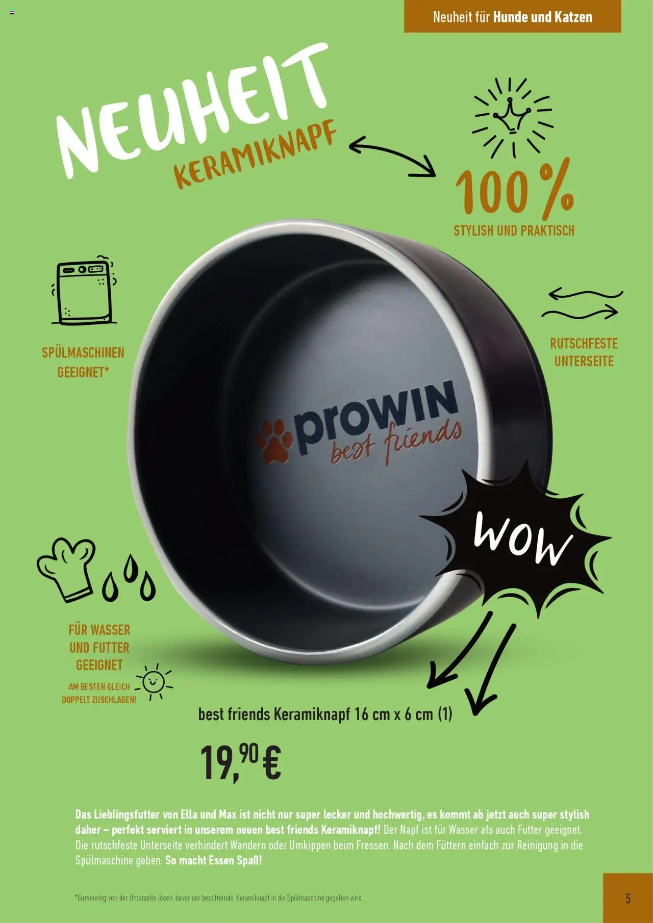 Katalog ProWin Best Friends Juli 2025/Juni 2026 – gültig ab 01.07.2025 | Seite: 5 | Produkte: Wasser