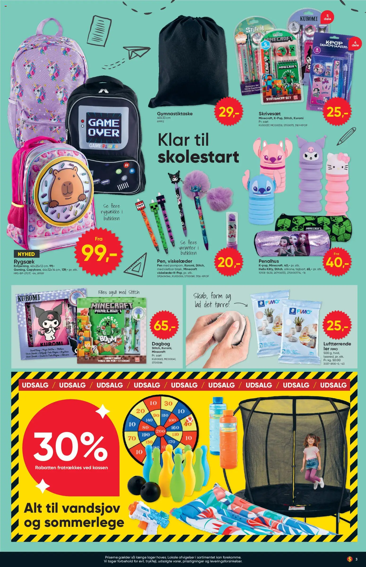 Bigdollar tilbudsavis – gyldig fra 24/07/2026 | Side: 3 | Produkter: Rygsæk