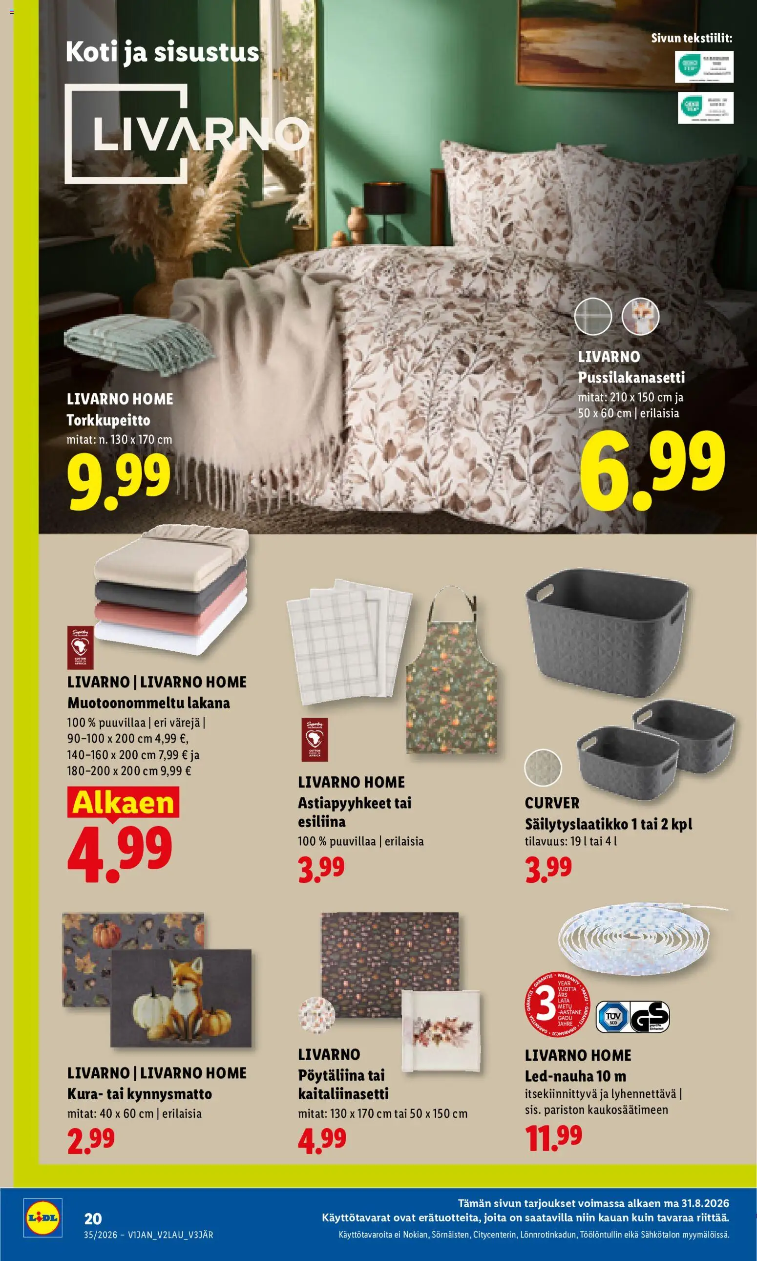 Lidl tarjoukset - Helsinki – voimassa 31/08/2026 alkaen | Sivu: 8