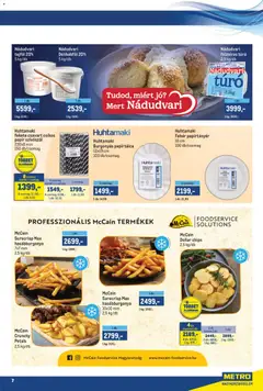 Metro Márkák katalógus 2026/07 - amely érvényes a következő dátumtól: 2026.07.01. | Oldal: 7 | Termékek: Chips, Tejföl, Hasábburgonya, Túró