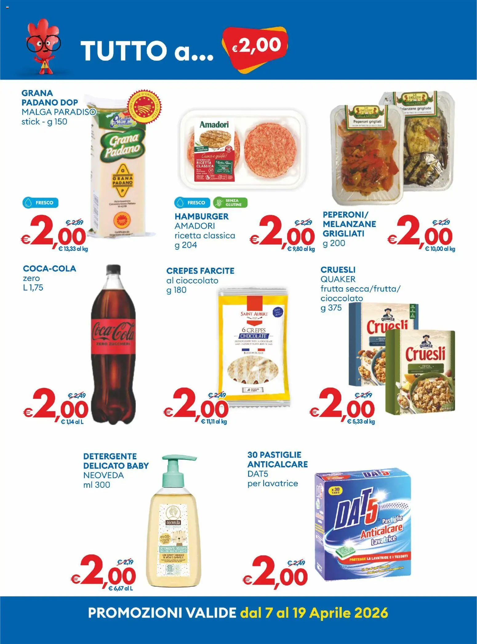 Volantino MD Discount del 07.04.2026 | Pagina: 6 | Prodotti: Peperoni, Frutta, Melanzane, Hamburger
