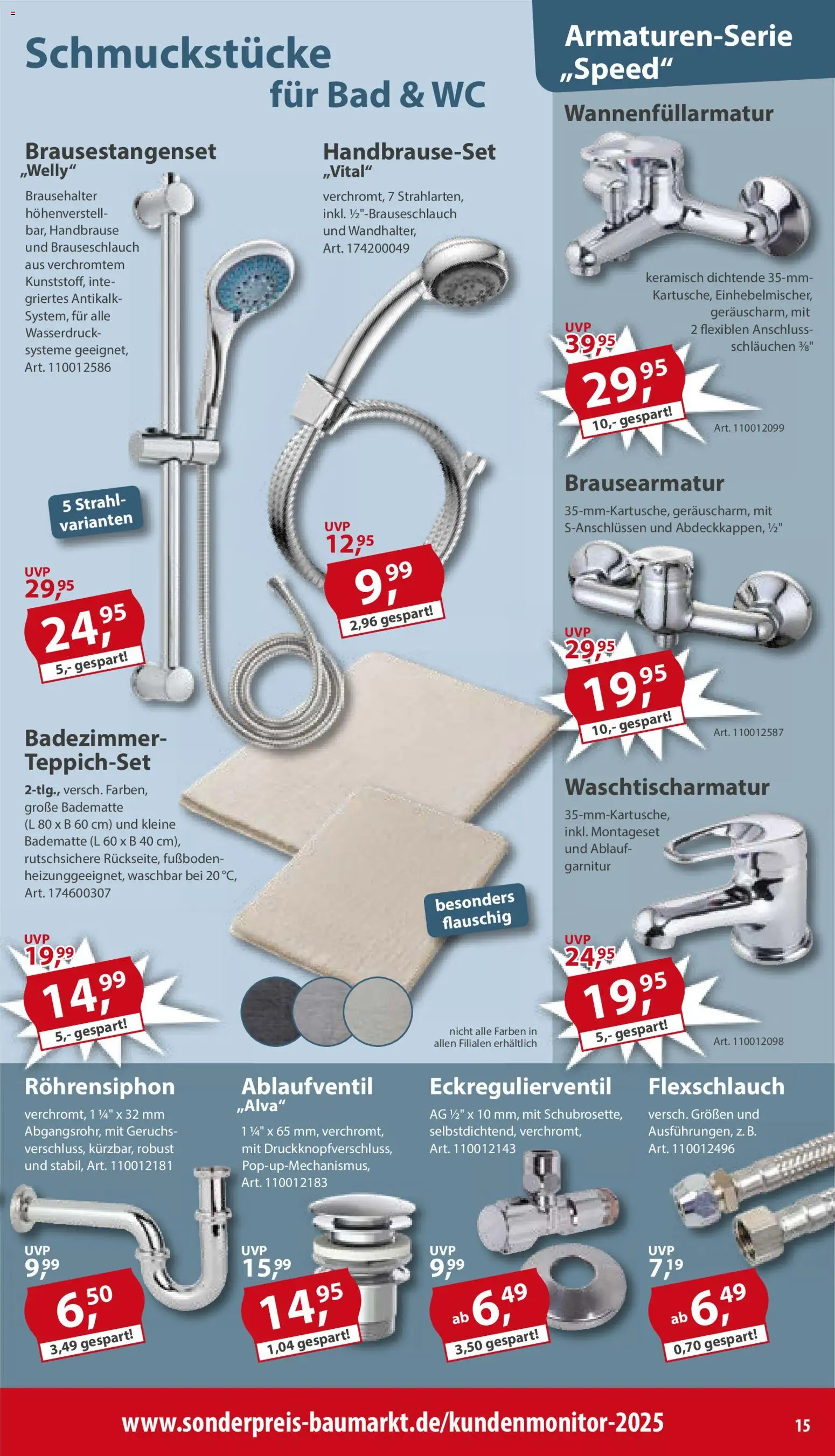 Sonderpreis Baumarkt Prospekt – gültig ab 06.06.2026 | Seite: 15 | Produkte: Bad
