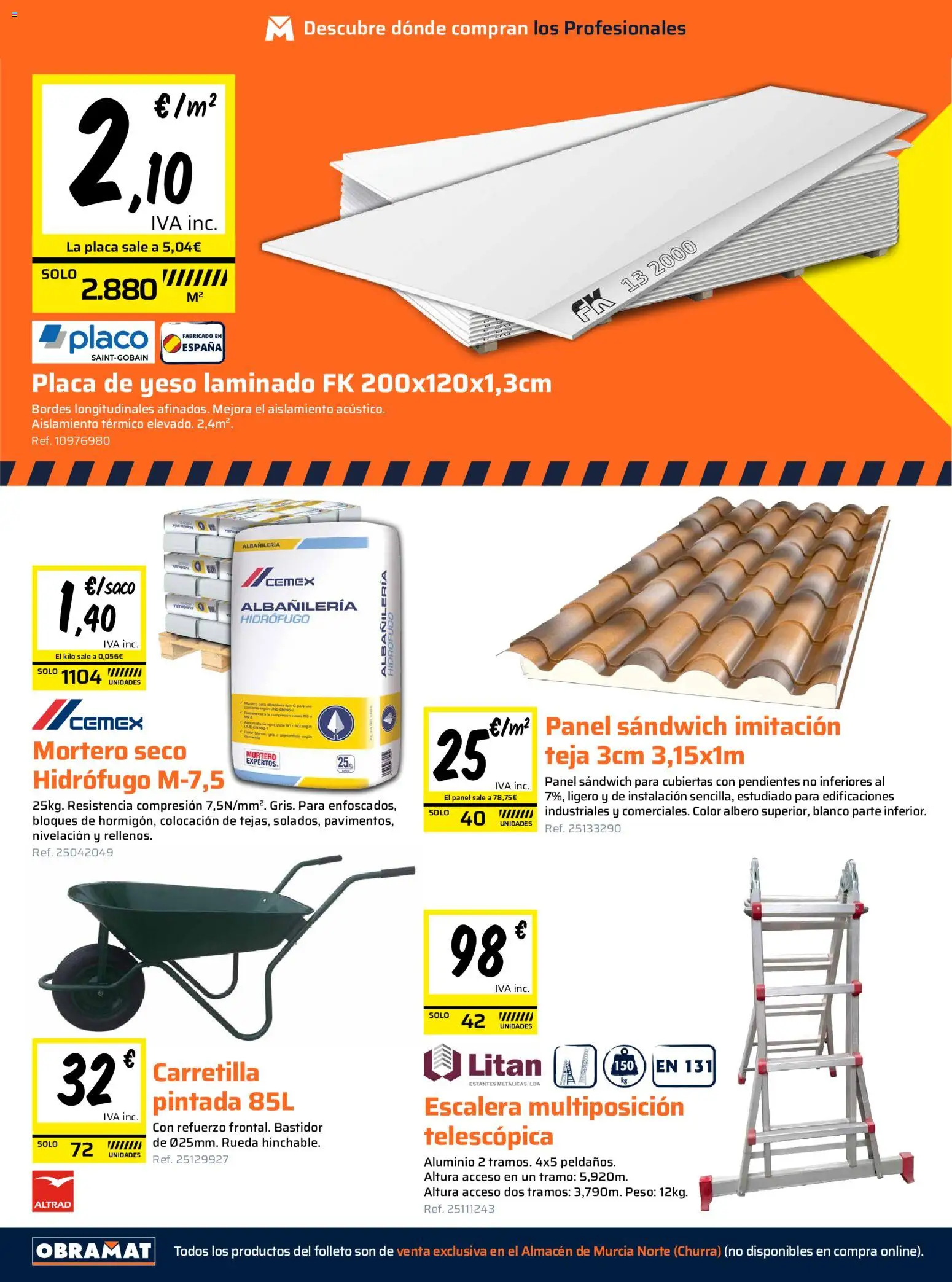 Obramat folleto │ válido desde el 23.06.2026 | Página: 4 | Productos: Pendientes, Peso