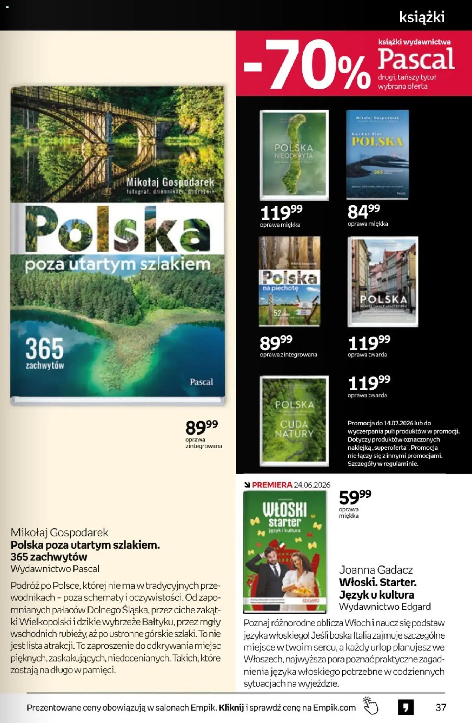 Empik promocje od 17.06.2026 | Strona: 37 | Produkty: Starter, Książki