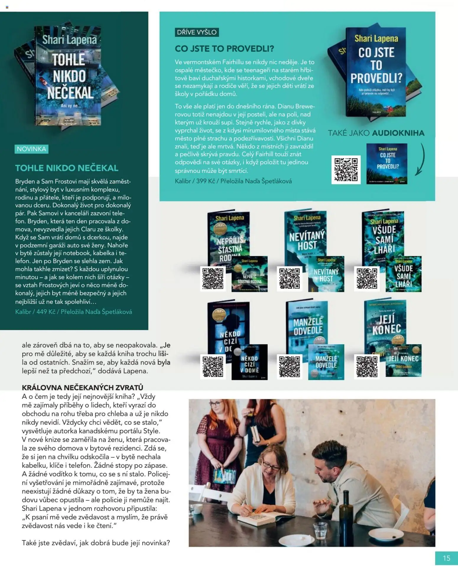 Luxor magazín od 01.09.2026 | Strana: 15 | Produkty: Kniha, Kabelka, Dveře, Šťáva