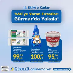 01 Ekim 2026 tarihinden itibaren geçerli olan Gürmar kataloğu önizlemesi