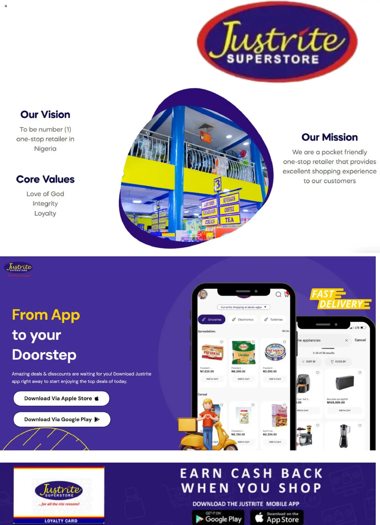 Justrite Catalogue valid from 01/08/2026 | Page: 1 | Products: Cereal, Coffee, Vanillincukor