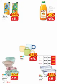 Cijeđeni sok, klementina 1 l - Pregled kataloga iz trgovine Plodine, vrijedi od 23.09.2026 | Stranica: 41 | Proizvodi: Sok, Voćni sok, Šalica, Jabuka