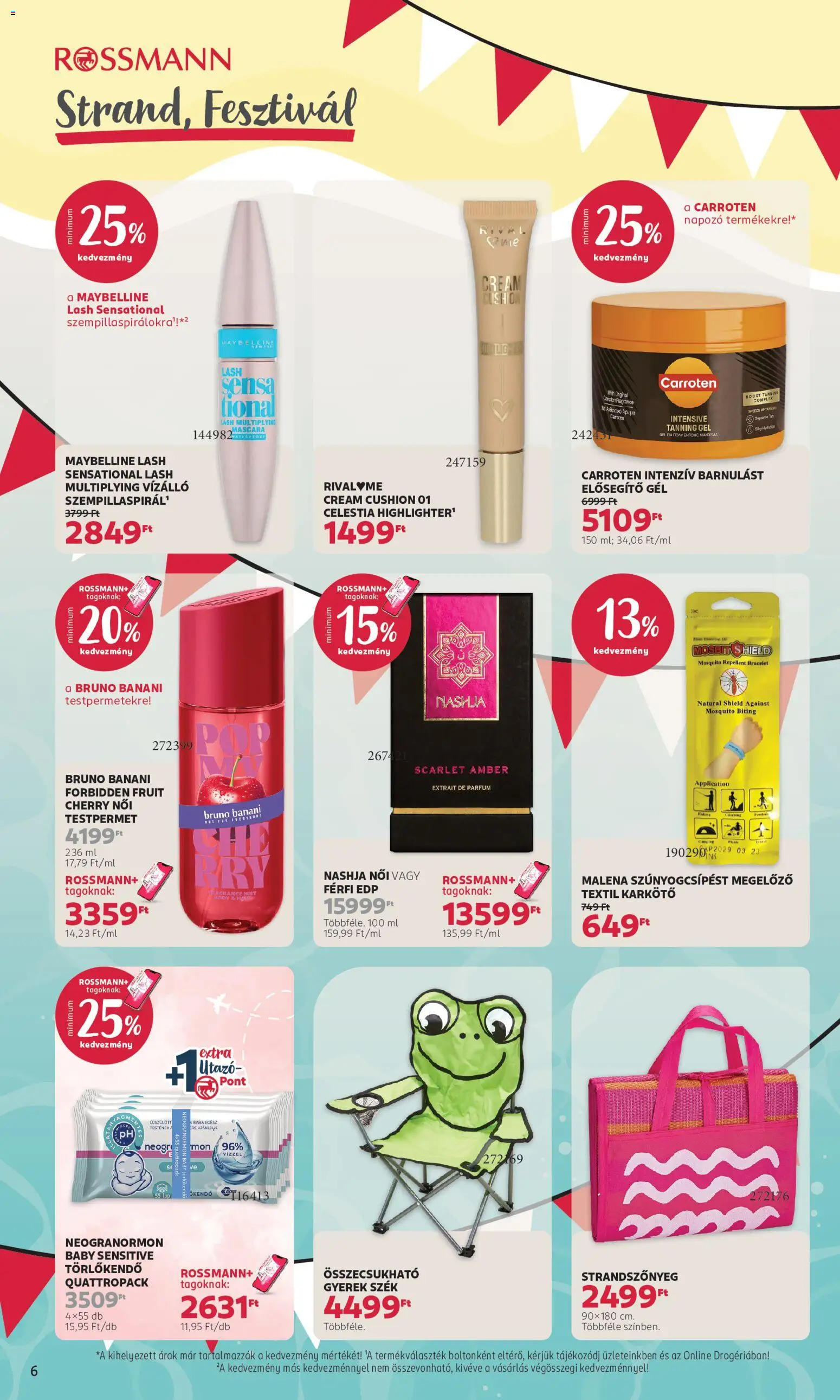 Rossmann akciós ujság - amely érvényes a következő dátumtól: 2026.06.29. | Oldal: 6