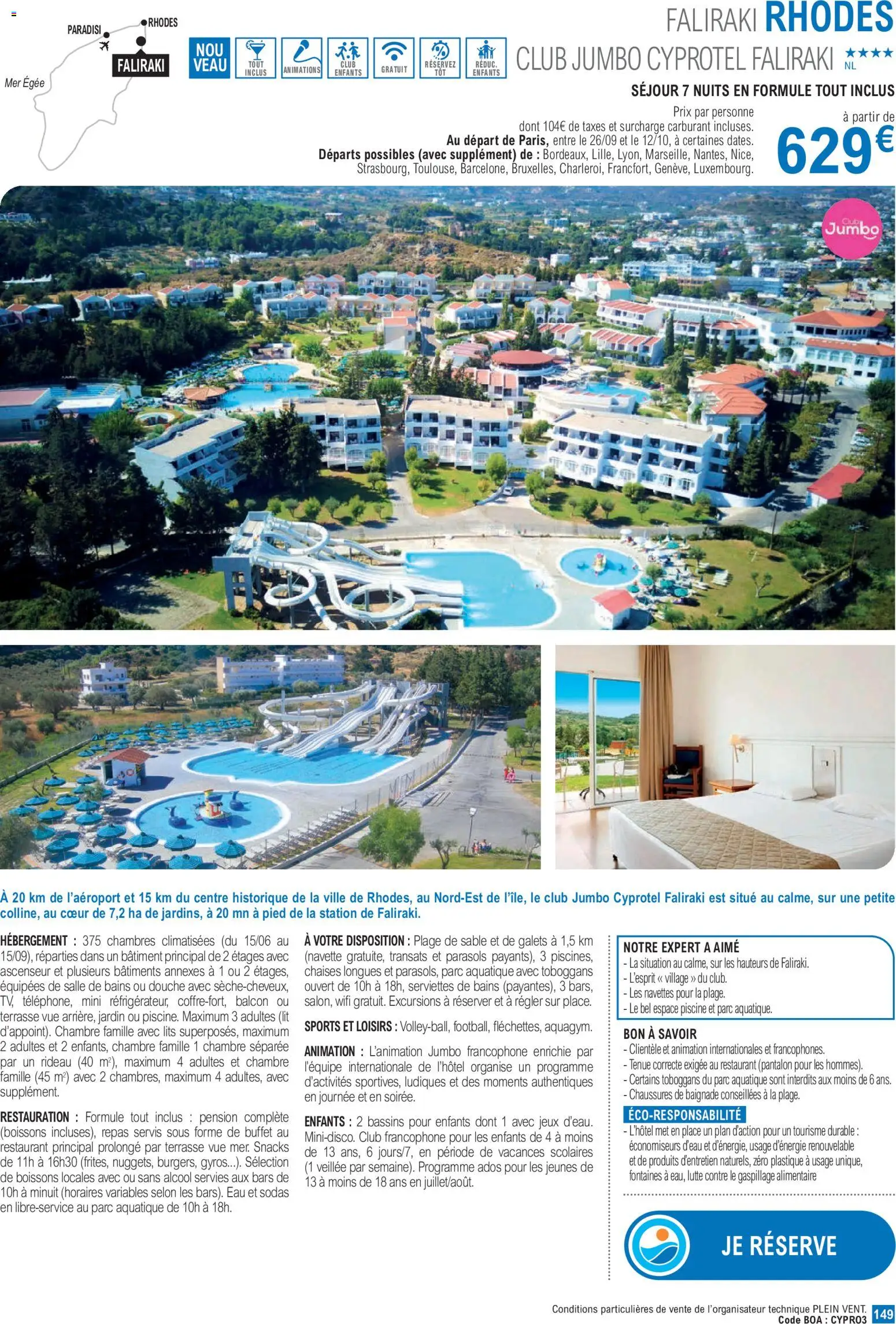 {H1} | Page: 149 | Produits: Sodas, Gyros, Snacks, Buffet