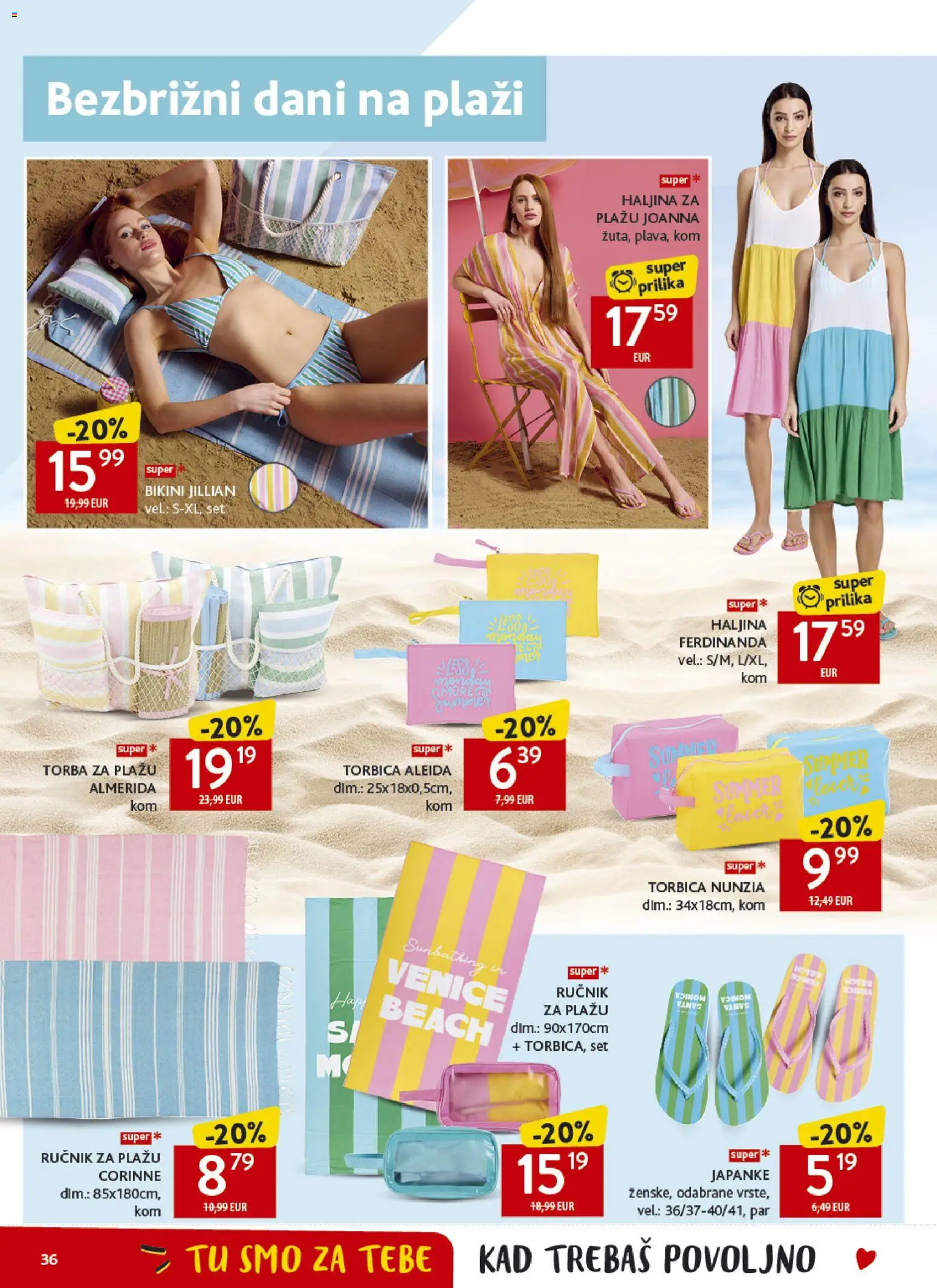 Konzum HR akciós ujság - amely érvényes a következő dátumtól: 2026.07.01. | Oldal: 36 | Termékek: Bikini