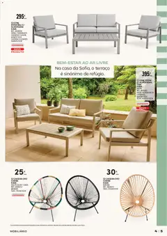 Pré-visualização Continente Verão A casa de toda a gente válido de 19.05.2026 | Página: 5 | Produtos: Cadeiras, Sofá, Mesa, Cadeira