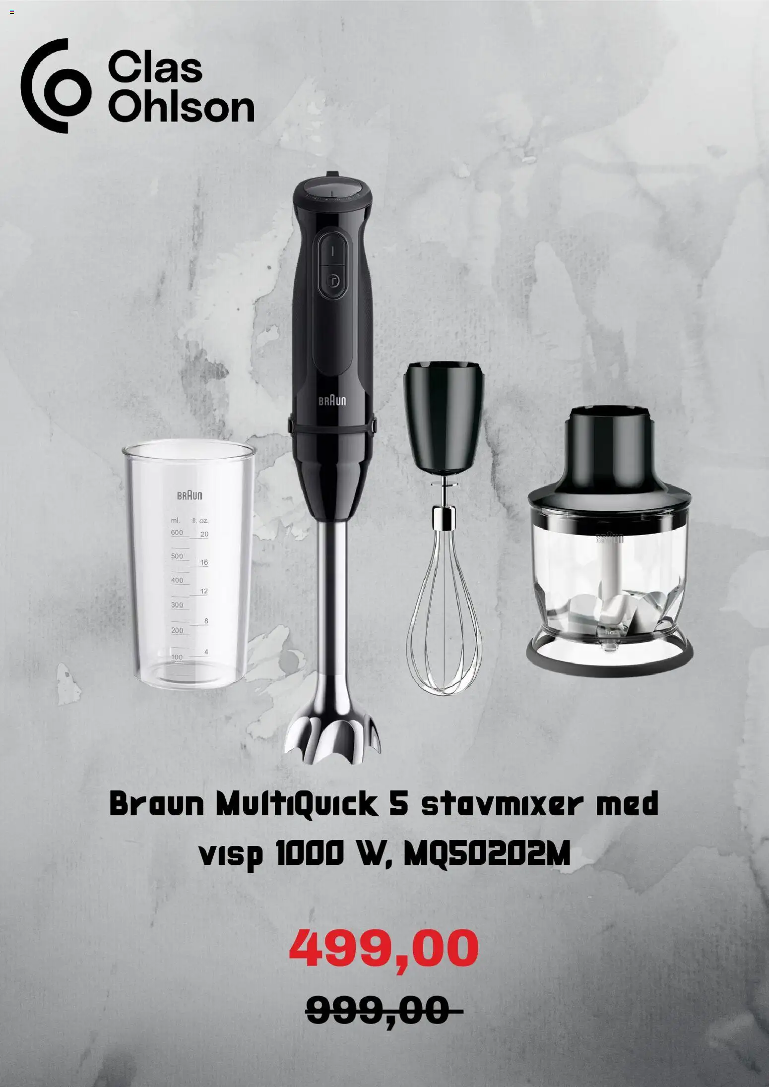 Clas Ohlson reklamblad aktuell från 27/07/2026 | Sida: 2 | Produkter: Visp, Stavmixer