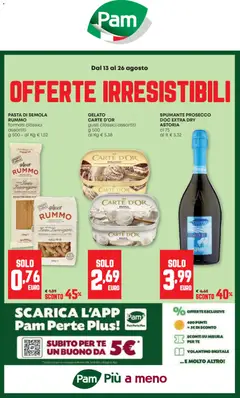 Anteprima del volantino PAM volantino valido a partire dal 13/08/2026