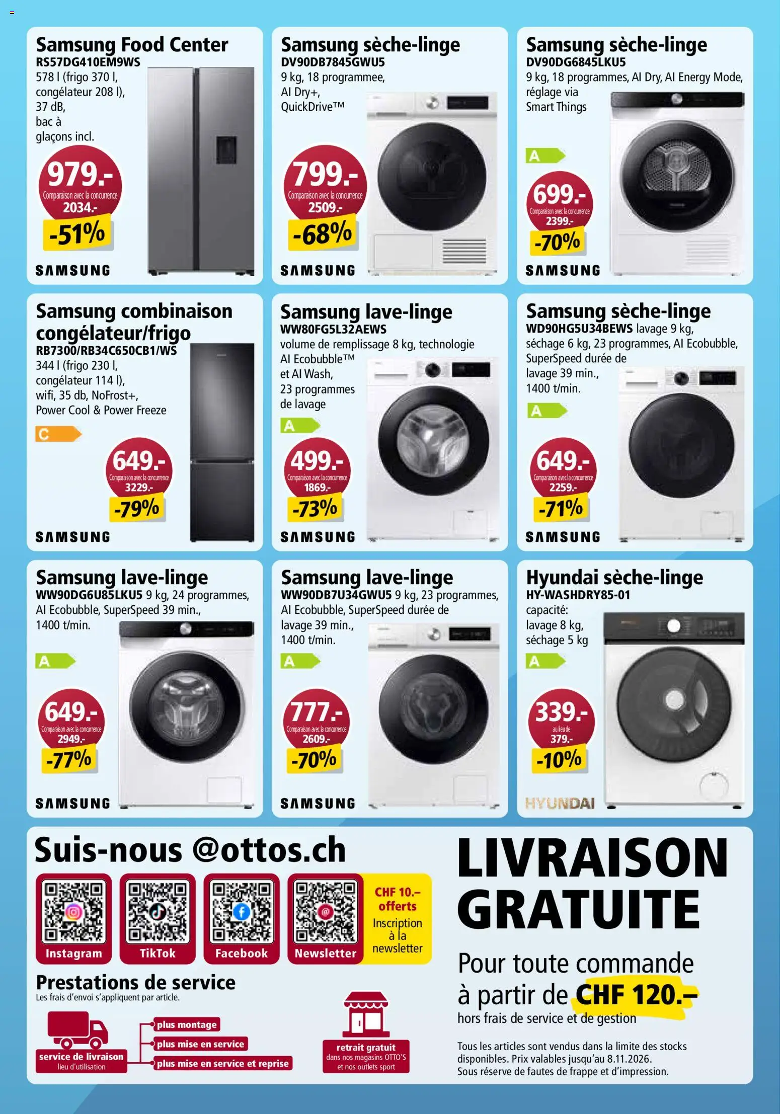 Otto's aktionen Online FR – gültig ab 10.10.2026 | Seite: 2 | Produkte: Samsung