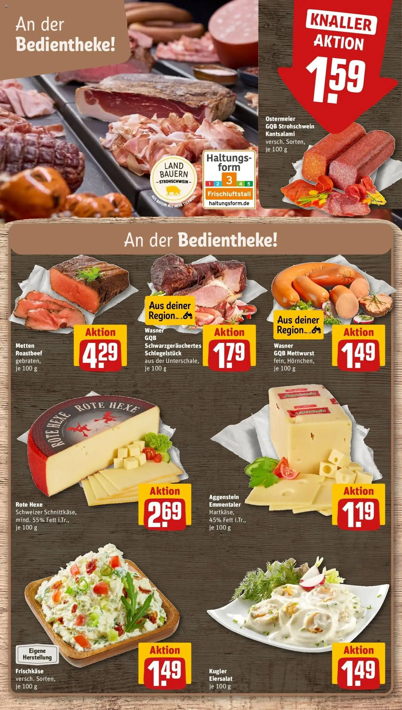 Rewe Prospekt Fürstenfeldbruck – gültig ab 27.07.2026 | Seite: 8 | Produkte: Roastbeef, Frischkase