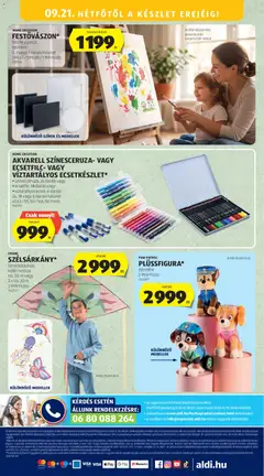 Aldi akciós újság - amely érvényes a következő dátumtól: 2026.09.17. | Oldal: 47 | Termékek: Szőlő, Paw Patrol, Óra, Dekoráció
