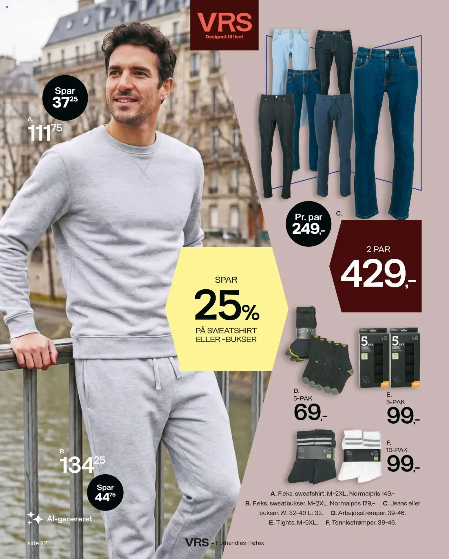 Føtex tilbudsavis – gyldig fra 11/09/2026 | Side: 44 | Produkter: Bukser, Jeans