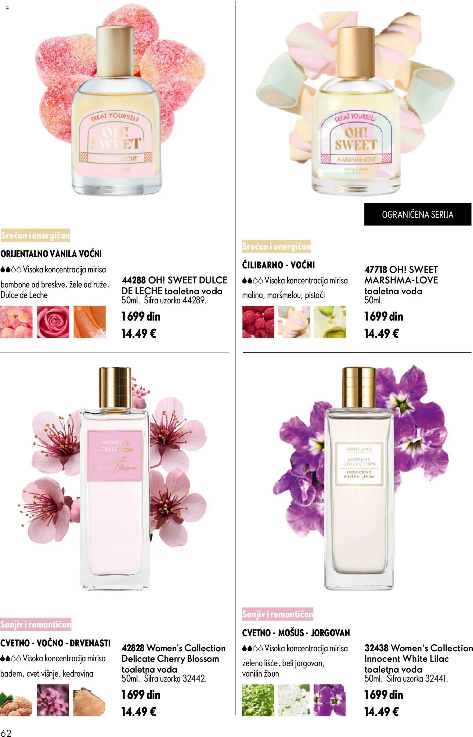 Oriflame katalog - važi od 05.08.2026 | Strana: 62