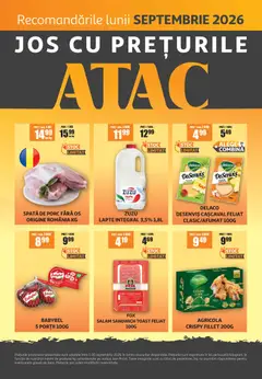 Ofertele ATAC valabile de la 01.09.2026