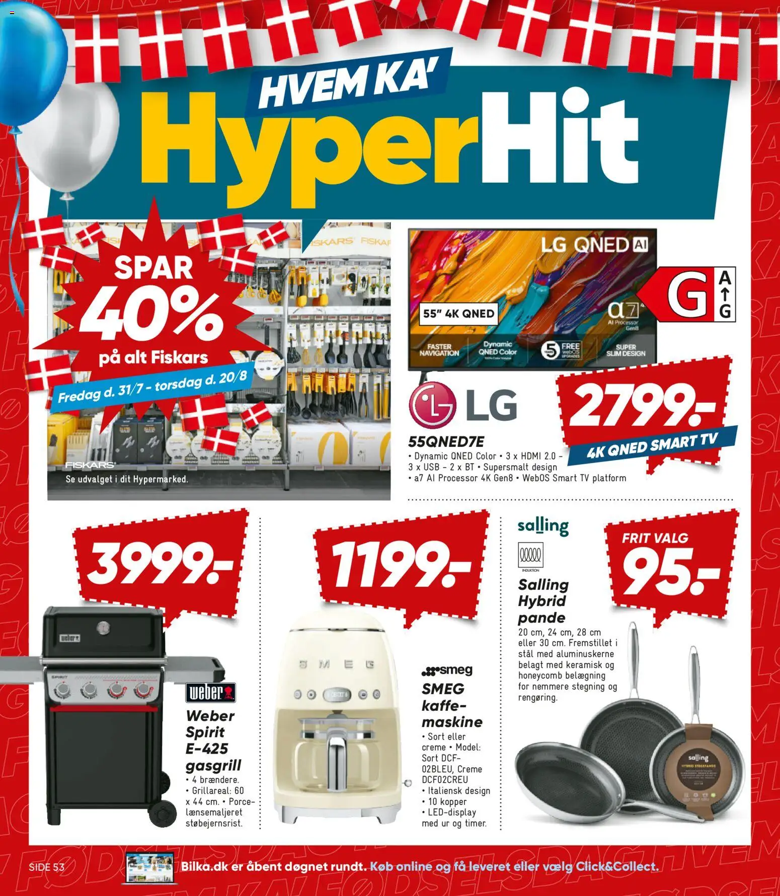 Bilka tilbudsavis – gyldig fra 14/08/2026 | Side: 4 | Produkter: Kaffe, Smart TV, Ur, USB