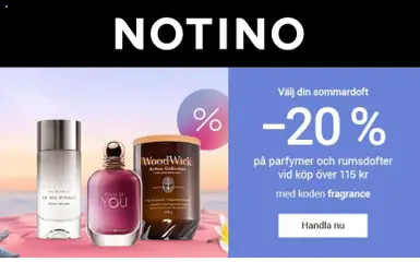 Notino - Förhandsvisning av reklamblad från butik Erbjudanden aktuell från 25.05.2026
