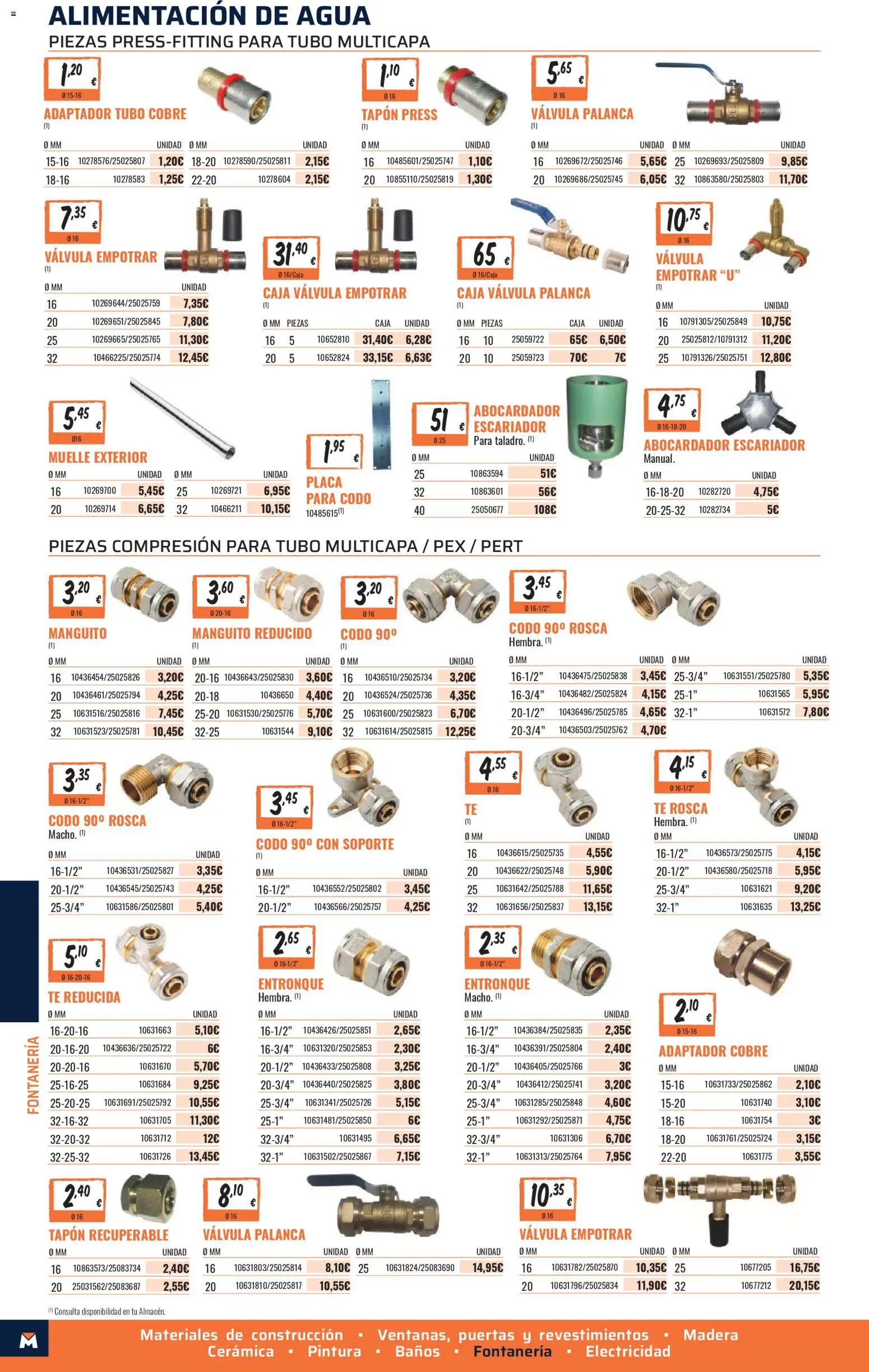 Obramat - Reformas Otono Imprenta Almacenes 20 Barcelona 2026 │ válido desde el 09/10/2026 | Página: 62 | Productos: Adaptador, Agua, Caja, Puertas