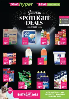 Save specials catalogue – valid from 25/10/2026