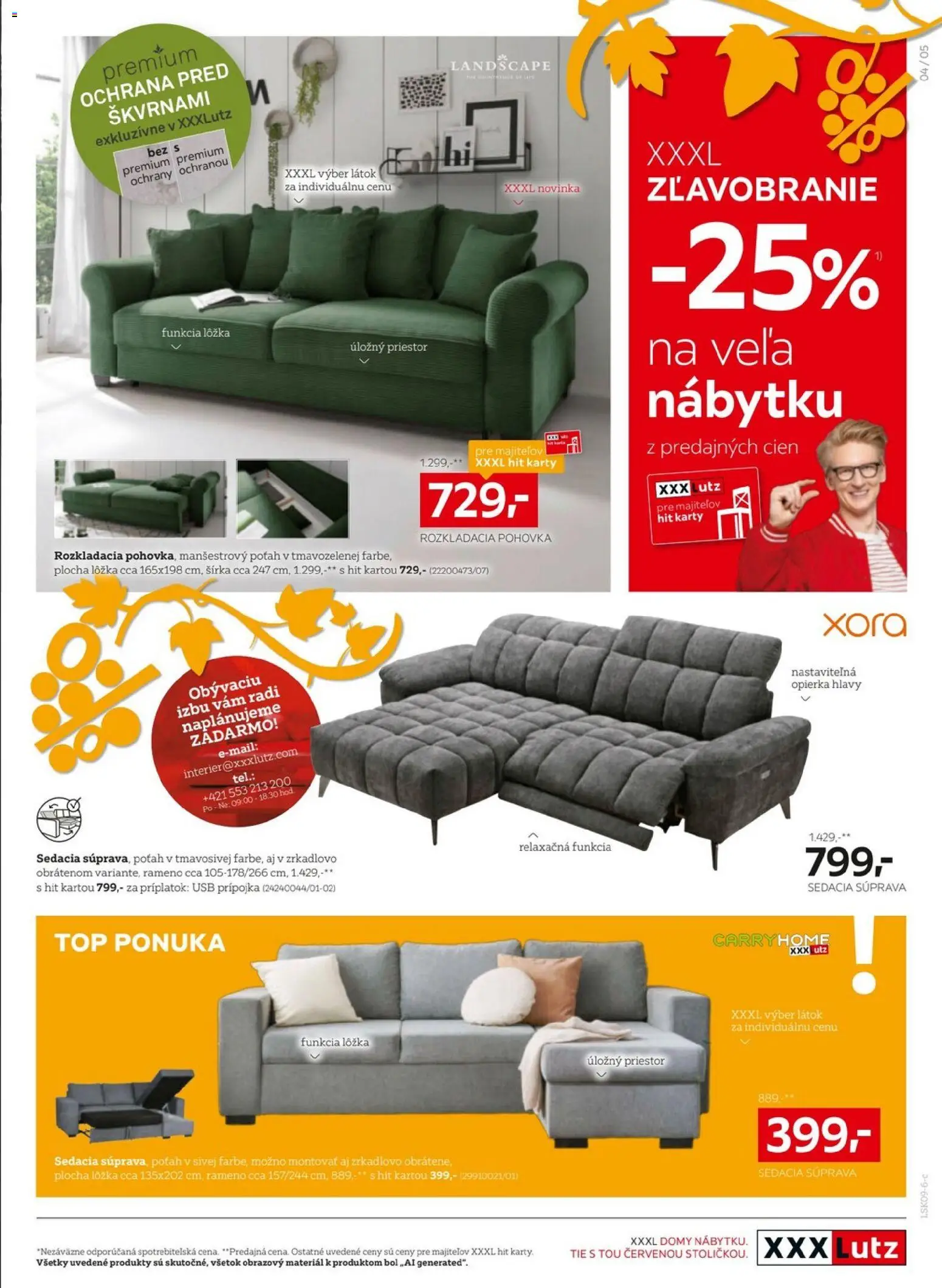 Nové XXXLutz akcie – leták je platný od 28.09.2026 | Strana: 8 | Produkty: Sedacia súprava, Rozkladacia pohovka, Pohovka