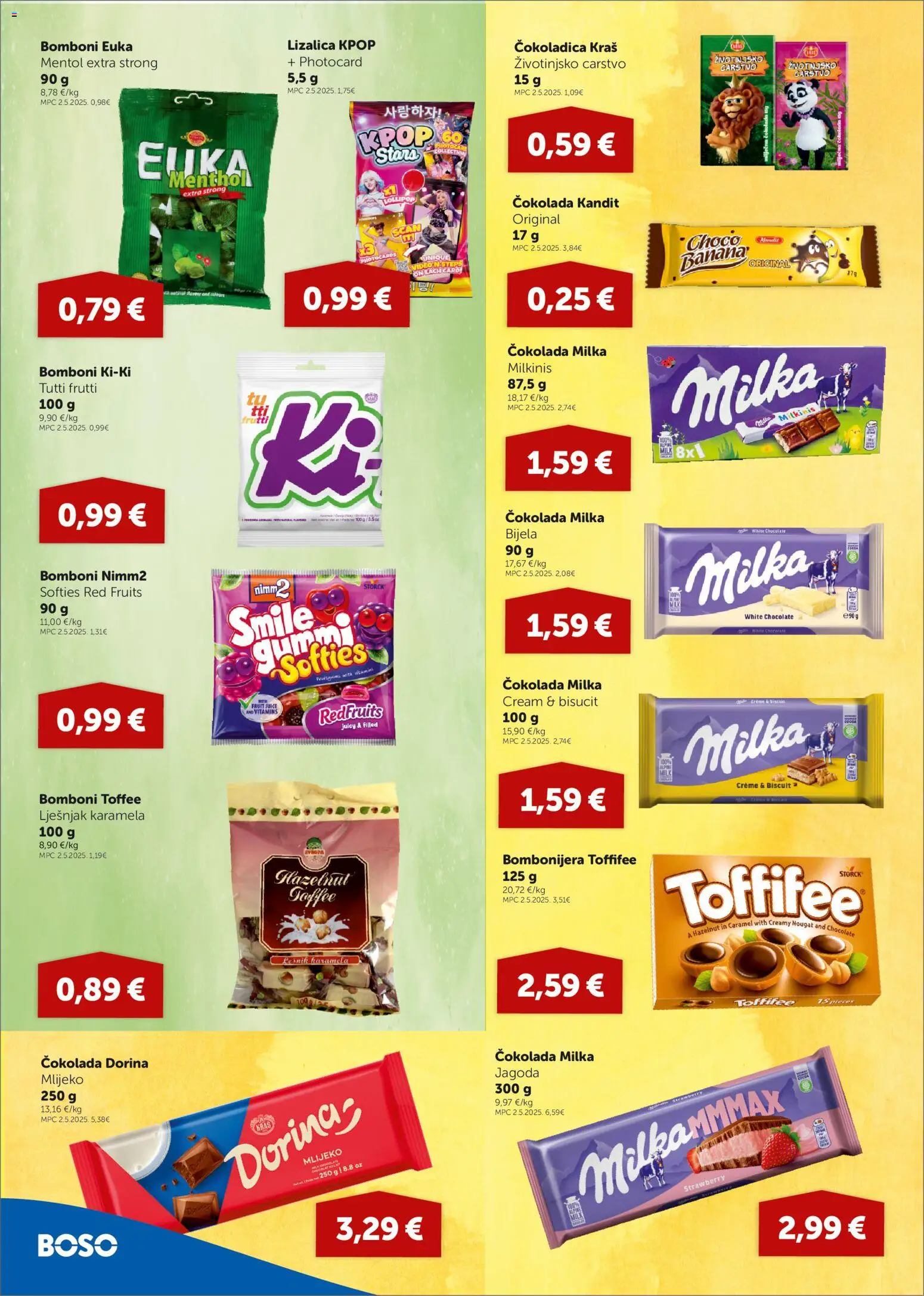 Boso katalog | vrijedi od 07.05.2026 | Stranica: 8 | Proizvodi: Čokolada, Bombonijera, Milka, Karamela
