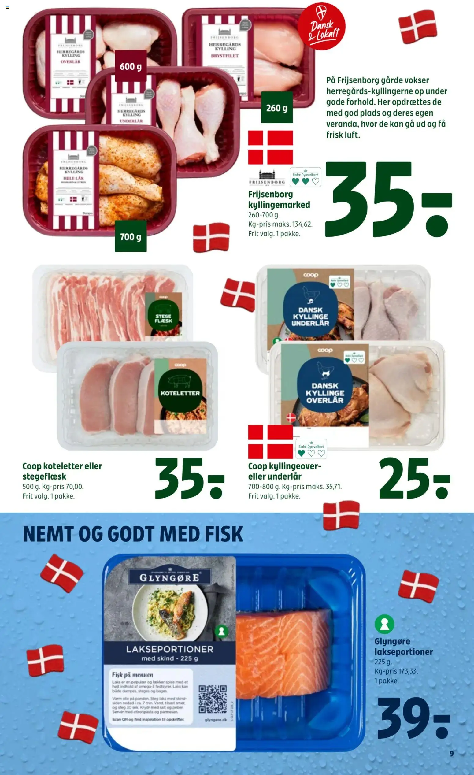 Coop 365 tilbudsavis – gyldig fra 03/09/2026 | Side: 11 | Produkter: Fisk, Koteletter, Salt, Parmesan