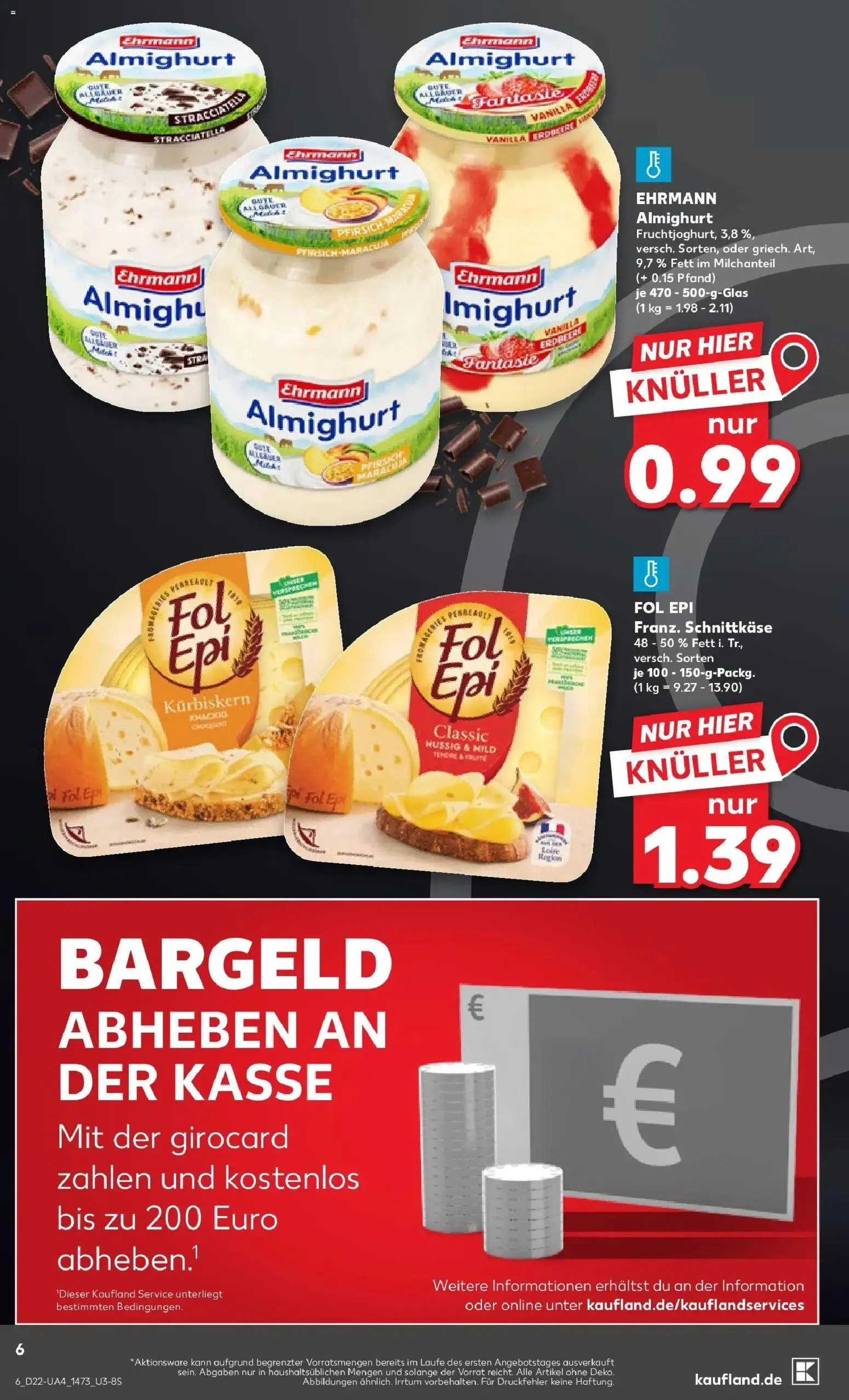 Kaufland Prospekt Herzberg (Elster) – gültig ab 26.05.2026 | Seite: 11 | Produkte: Ehrmann almighurt, Pfirsich