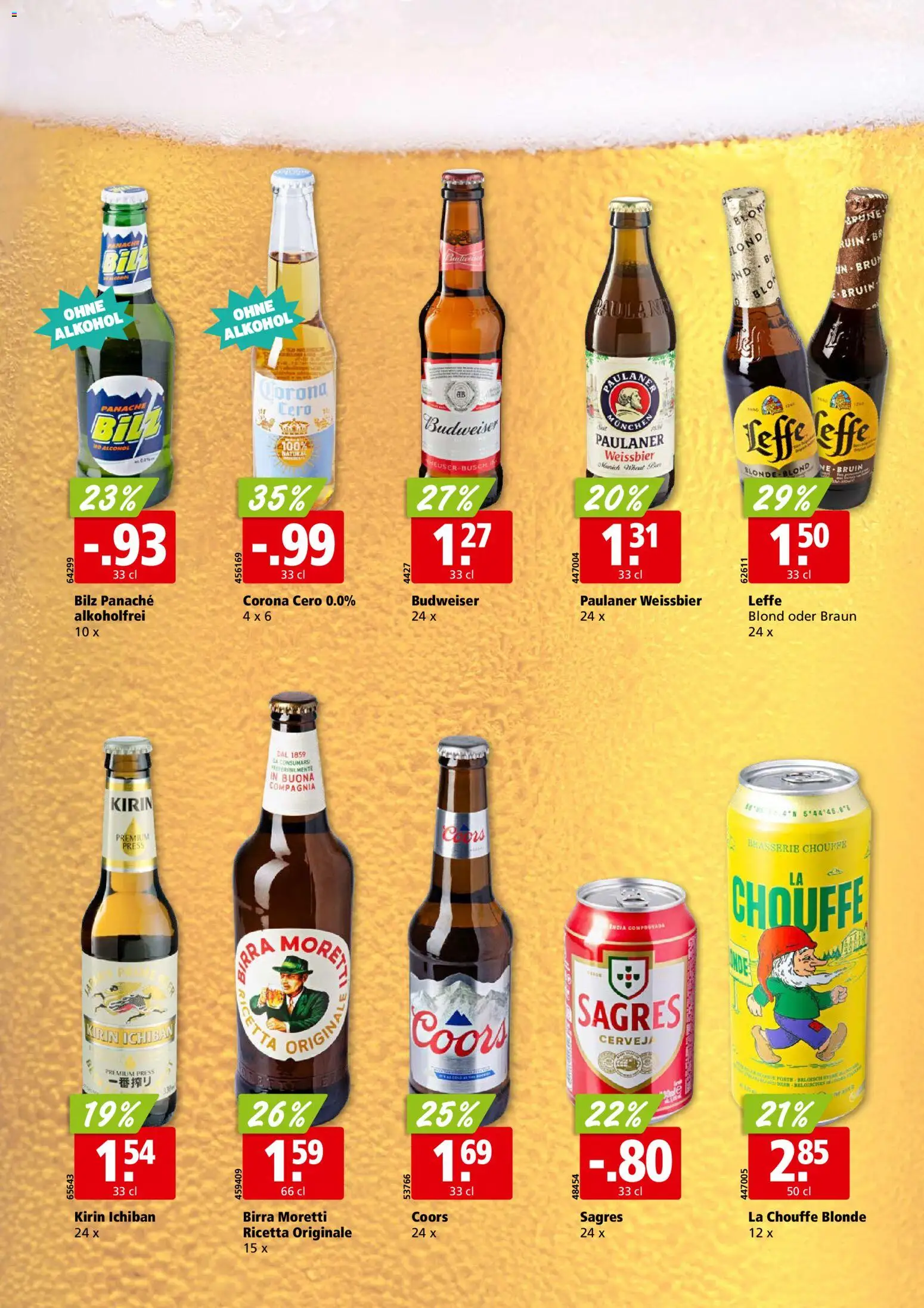Aligro aktionen Chavannes, Matran, Genf, Sitten – gültig ab 10.08.2026 | Seite: 28 | Produkte: Weißbier