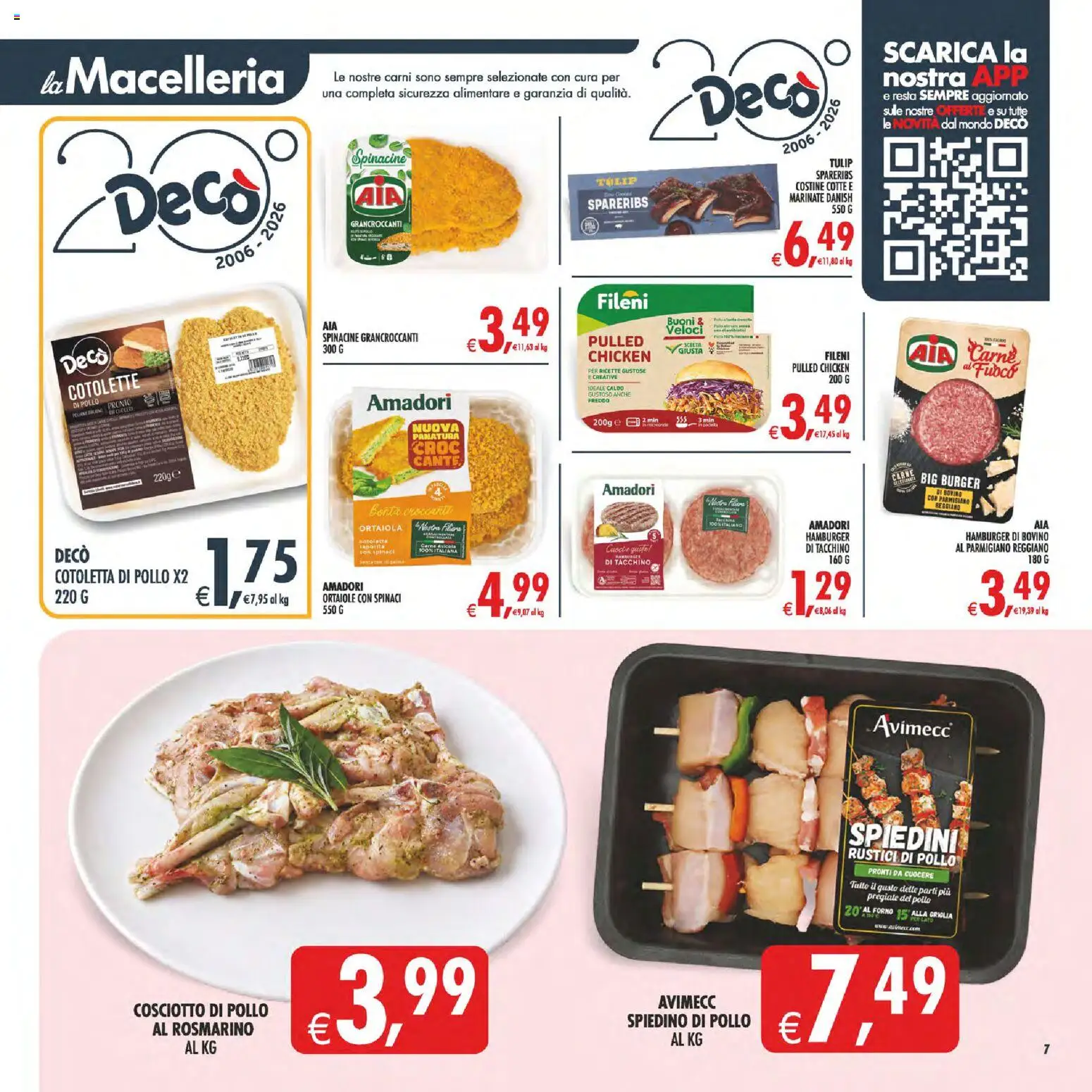 Volantino Decò del 11/08/2026 | Pagina: 8 | Prodotti: Forno, Parmigiano reggiano, Rustici, Parmigiano