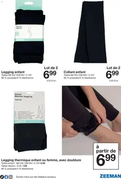 Zeeman - Prévisualisation de Zeeman catalogue valide à partir de 24/10/2026 | Page: 19 | Produits: Collant, Legging, Leggings