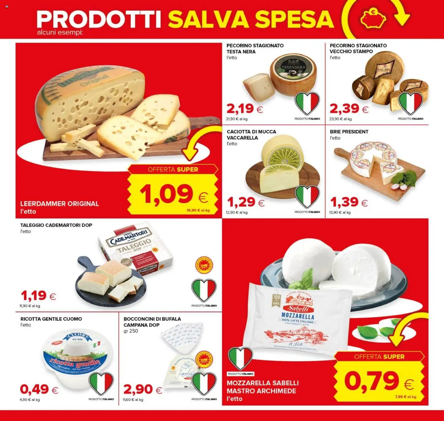Volantino Oasi del 08/10/2026 | Pagina: 7 | Prodotti: Mozzarella, Latte, Ricotta, Pecorino