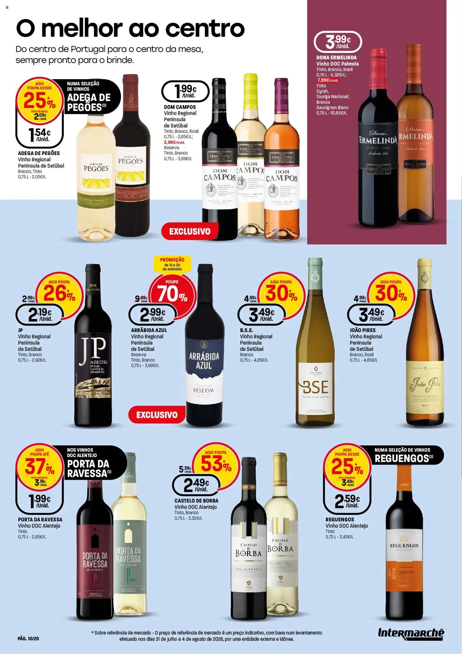 Intermarché folheto Especial Vinhos Contact │ válido de 10/09/2026 | Página: 10