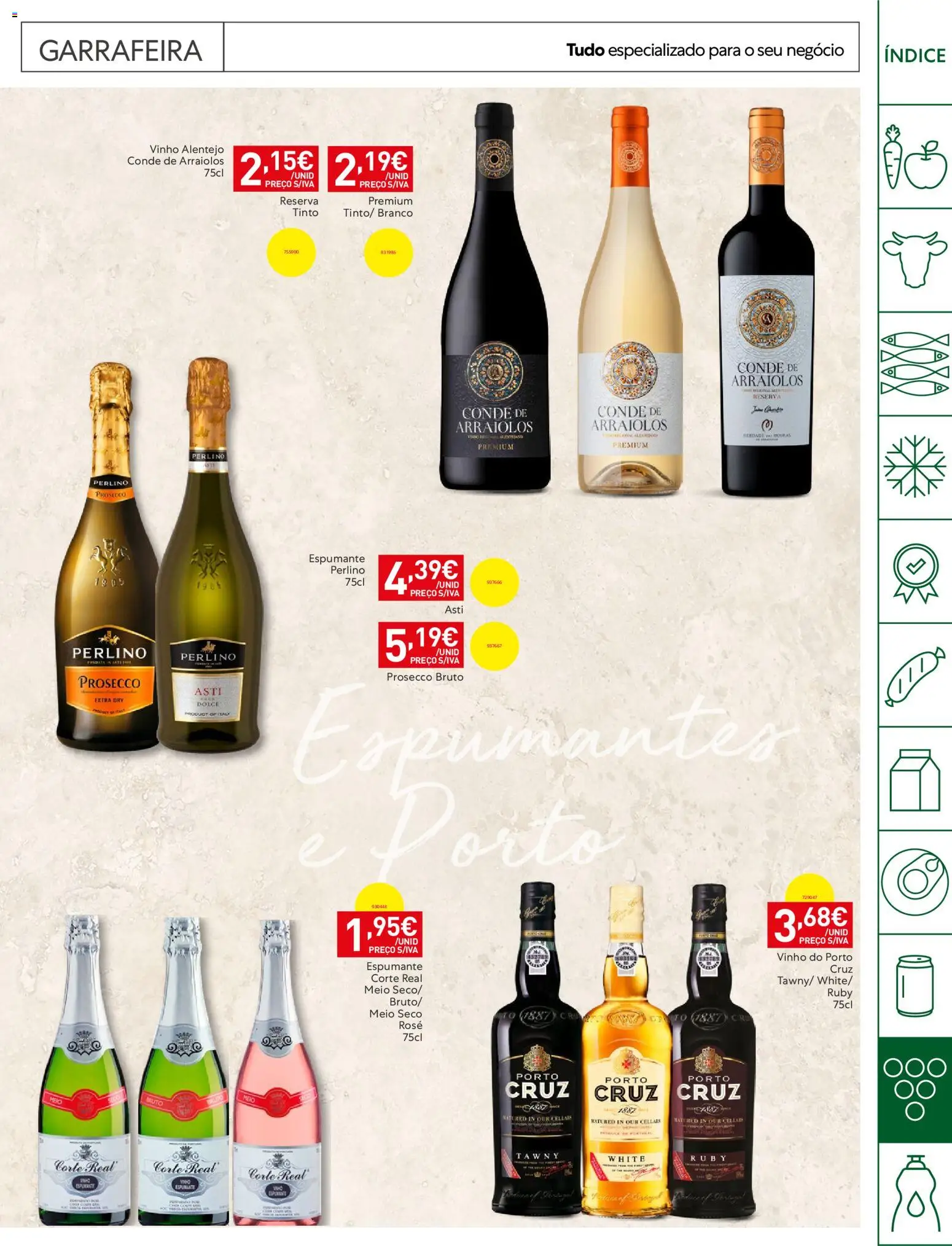 Recheio Horeca │ válido de 07/07/2026 | Página: 29 | Produtos: Espumante, Prosecco, Vinho