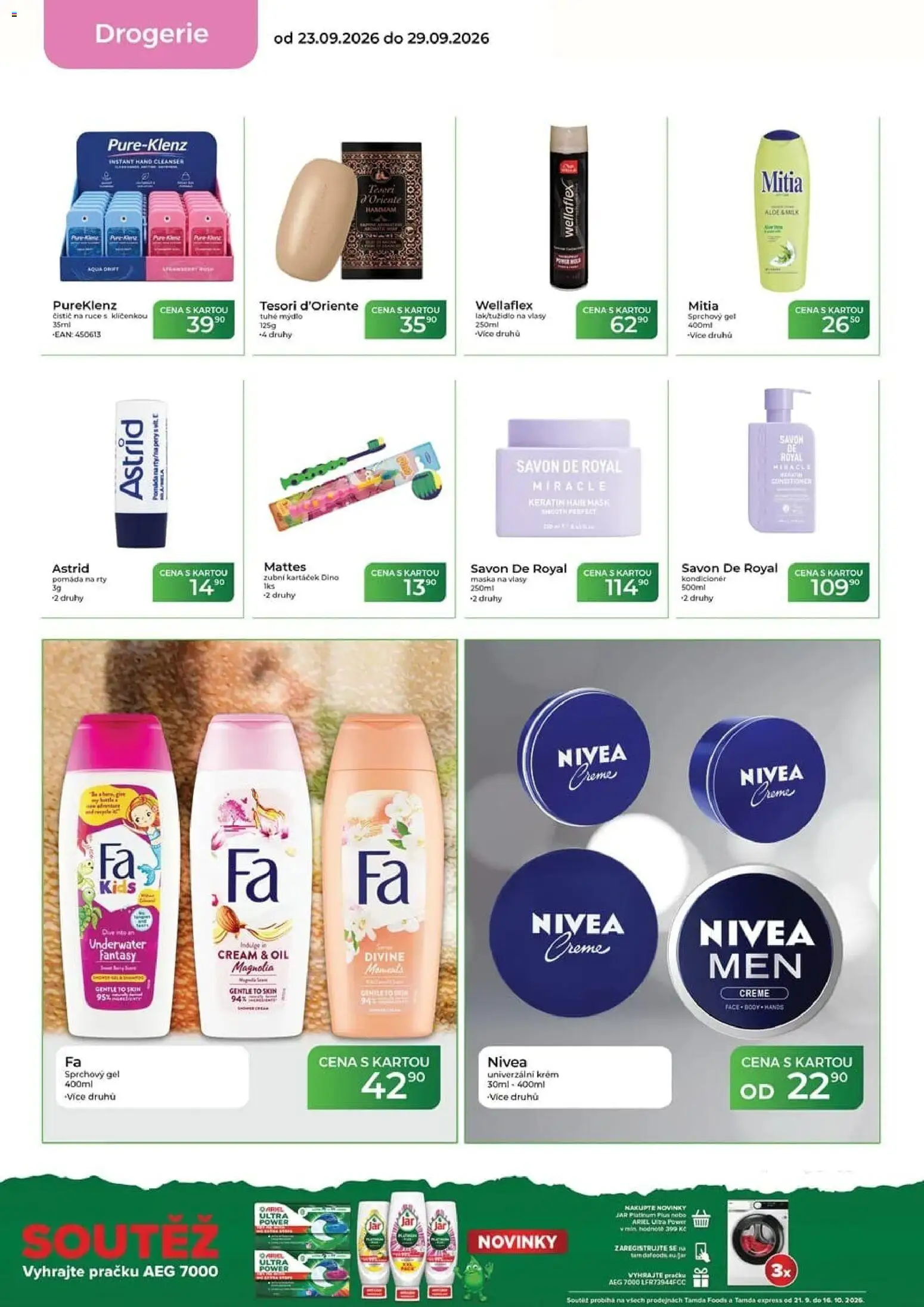 Tamda Foods leták od 23.09.2026 | Strana: 56 | Produkty: Pračka, Drogerie, Jar, Maska