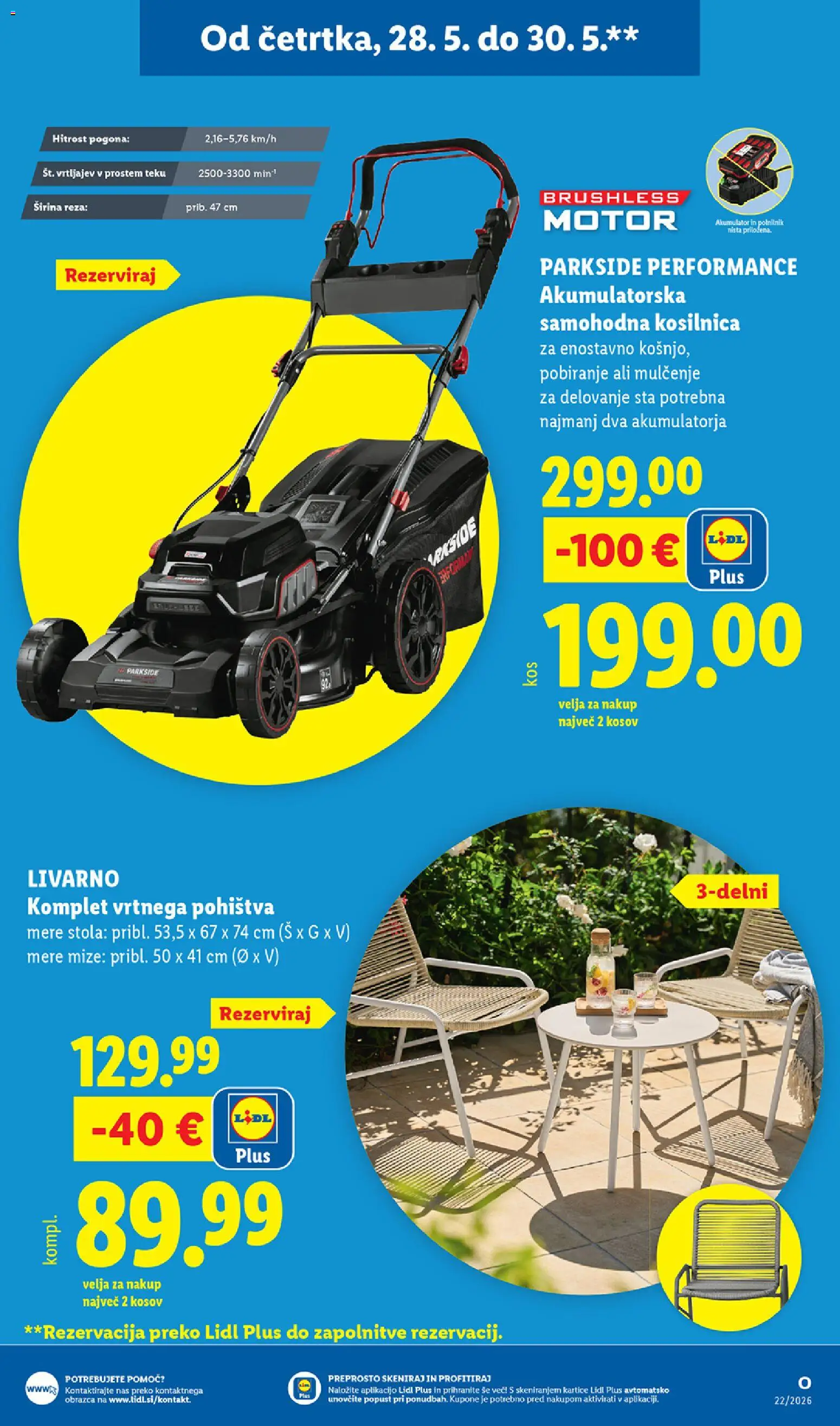 Novi Lidl katalog ponudbe – veljaven od 28.05.2026 | Stran: 41 | Izdelki: Kosilnica, Akumulator, Polnilnik