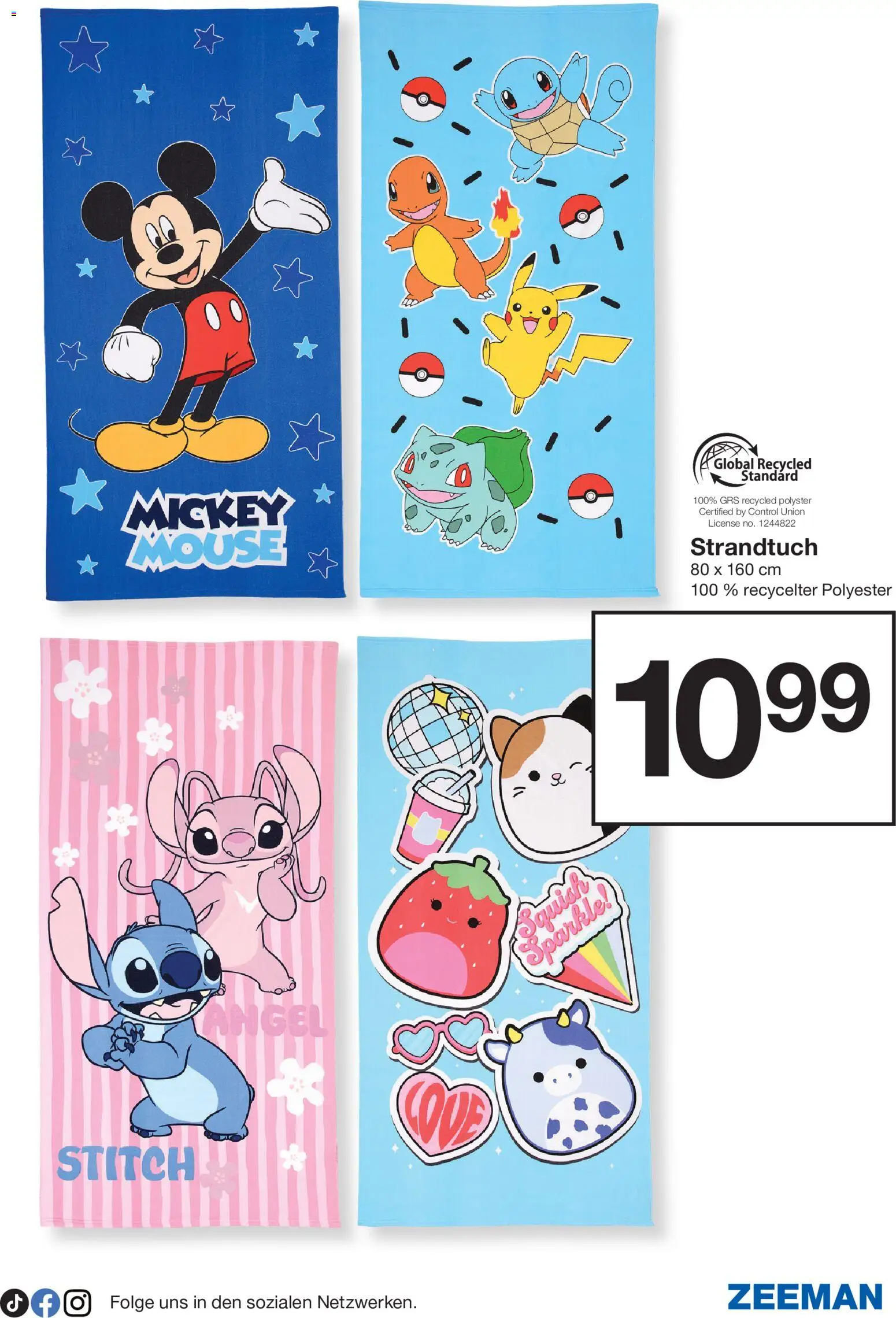 Zeeman Prospekt – gültig ab 06.06.2026 | Seite: 5 | Produkte: Strandtuch