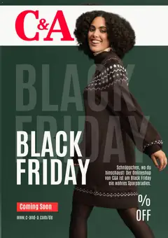 C&A Black Friday Ankündigung ab 29.10.2026 gültig