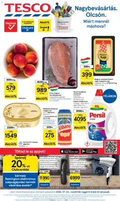 Tesco aktuális akciós újság - amely érvényes a következő dátumtól: 2026.07.23. | Oldal: 1