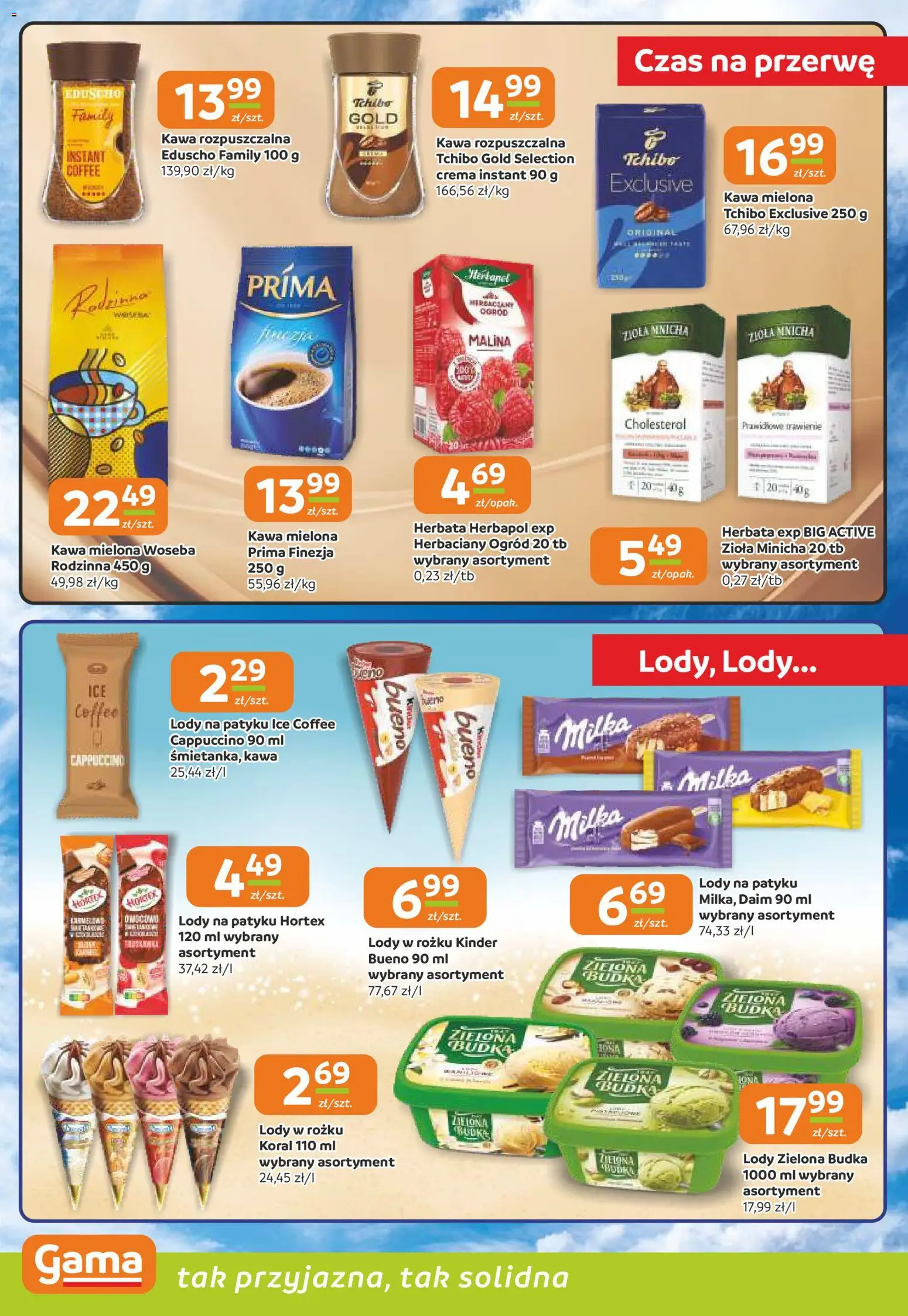 Gama gazetka od 18.06.2026 | Strona: 6 | Produkty: Tchibo exclusive, Cappuccino, Lody na patyku, Kawa