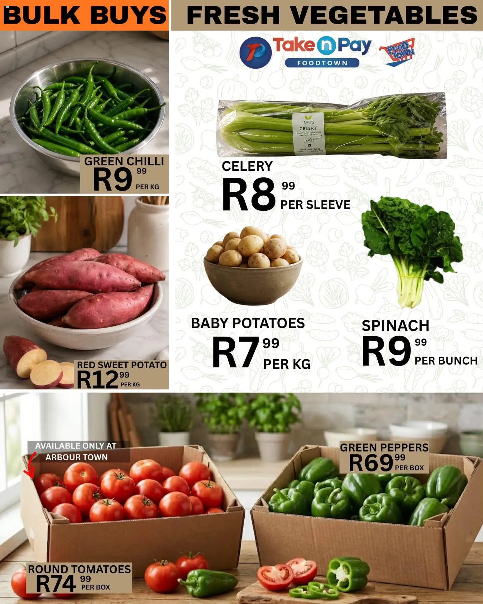 New Take n Pay catalogue – valid from 28/07/2026 | Page: 11 | Products: Tomatoes, Potatoes, Vegetables, Chilli