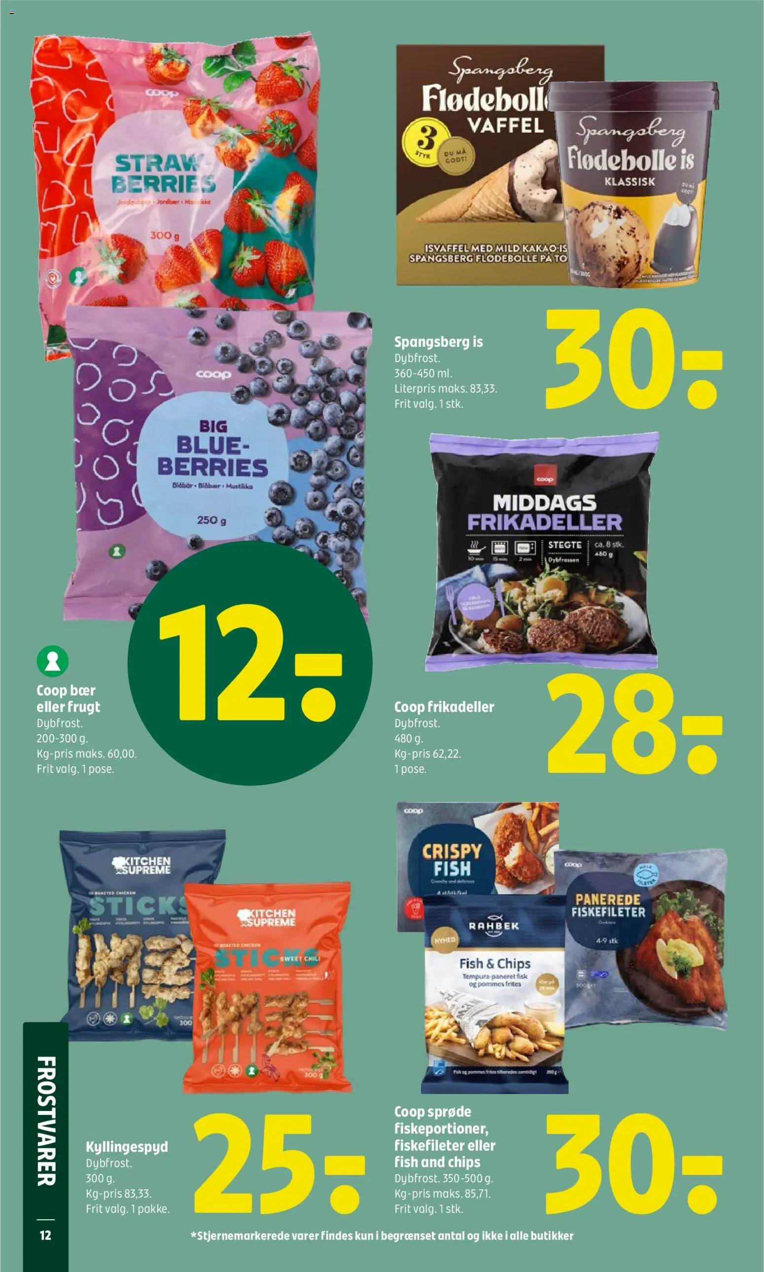 Coop 365 tilbudsavis – gyldig fra 04.06.2026 | Side: 15 | Produkter: Blåbær, Chips, Kakao, Frikadeller