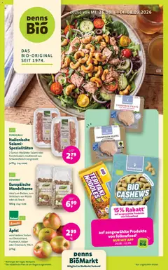 Denns BioMarkt Angebote ab 26.08.2026 gültig