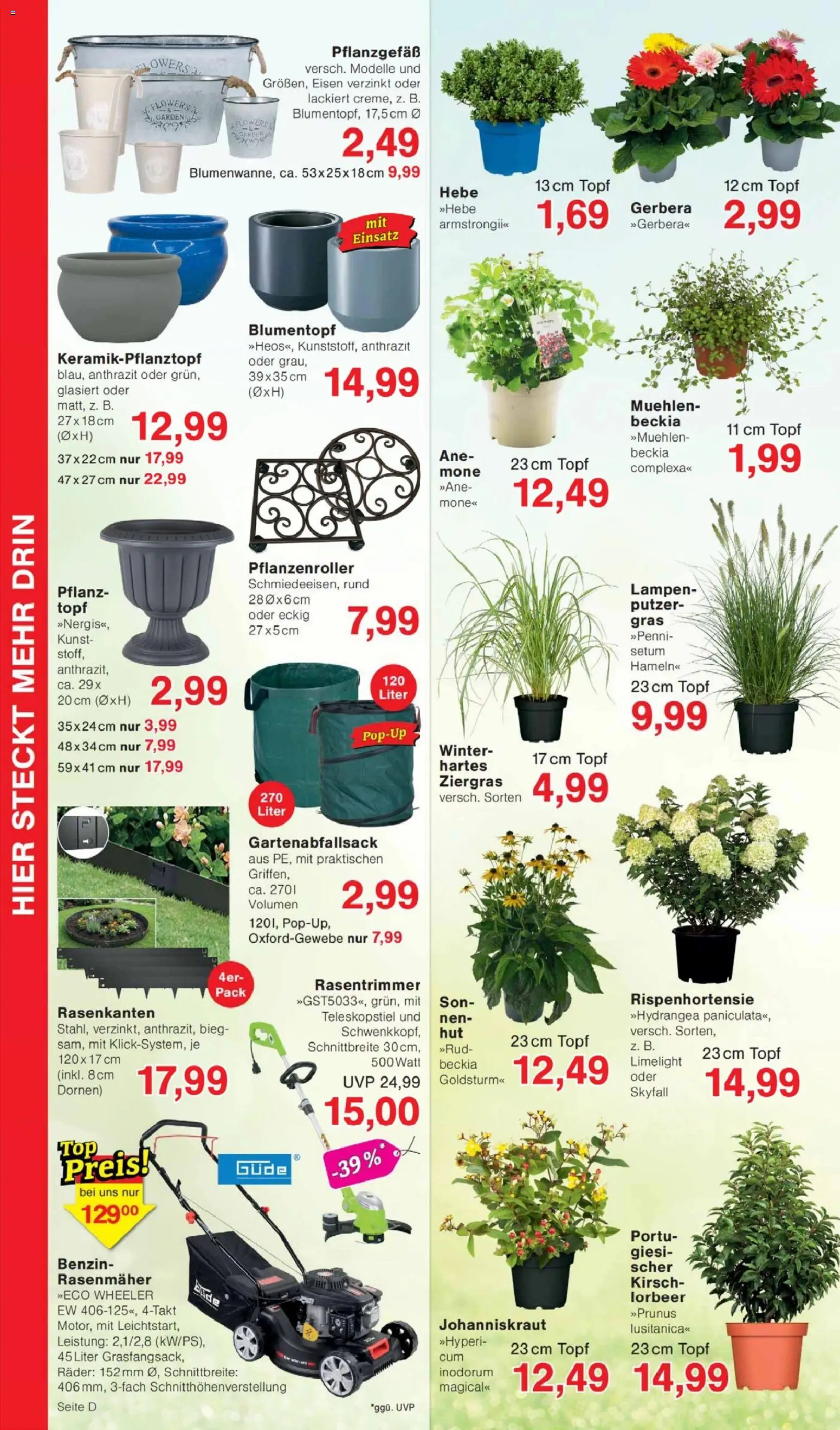 Jawoll Prospekt – gültig ab 10.08.2026 | Seite: 8 | Produkte: Rasenmäher, Blumentopf