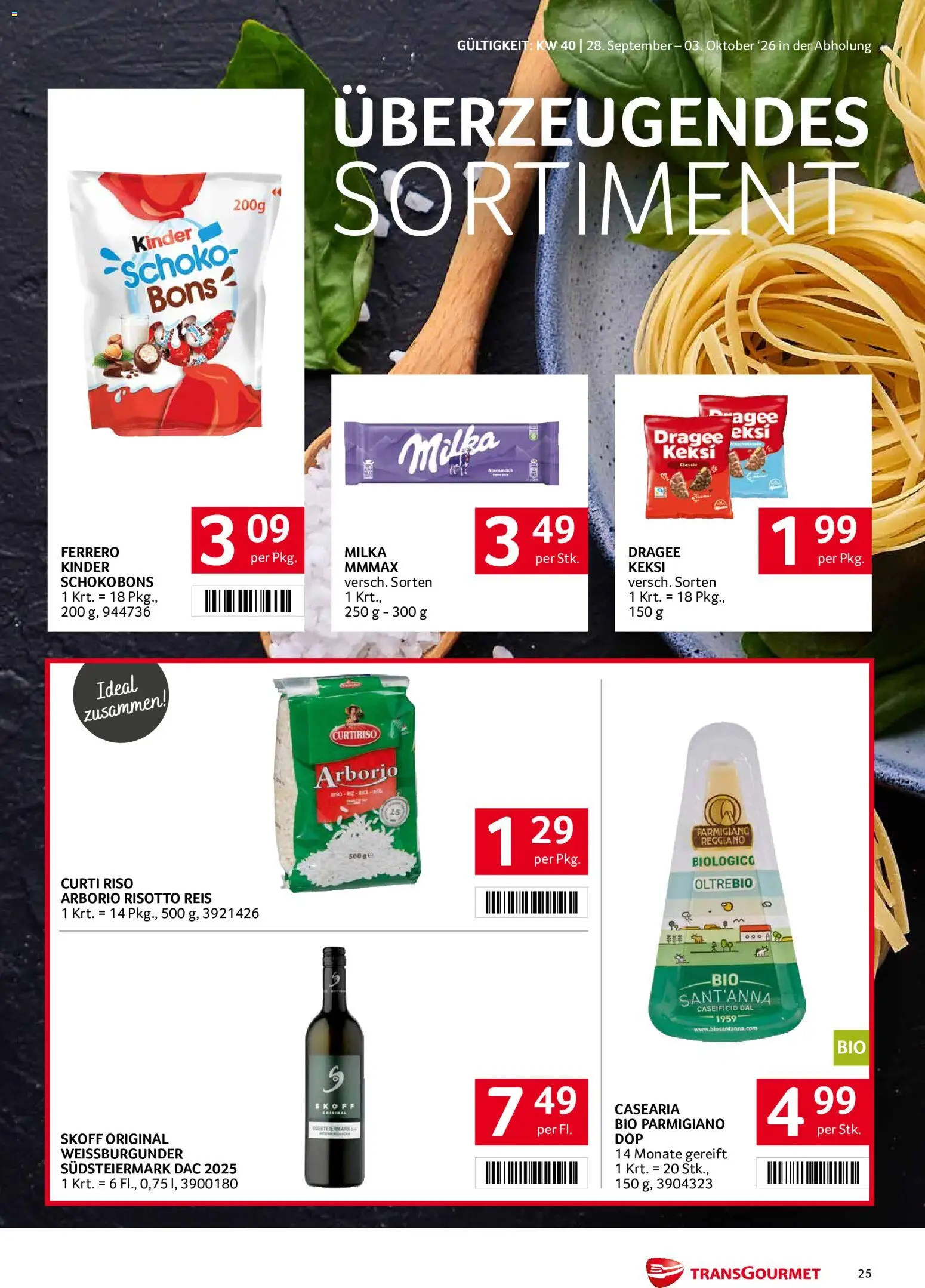 Transgourmet Flugblatt gültig ab 28.09.2026 | Seite: 25